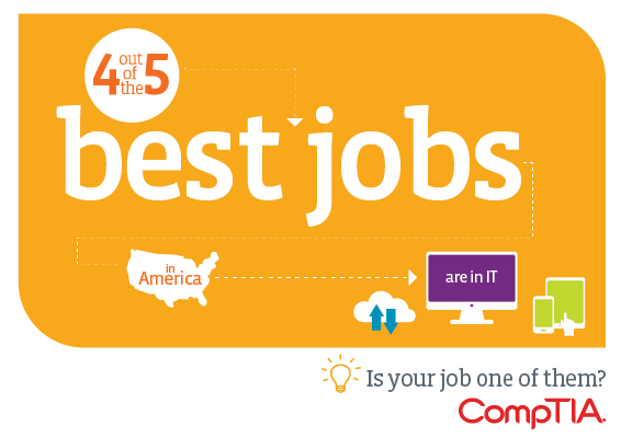 4 out of the 5 best jobs in America are in IT