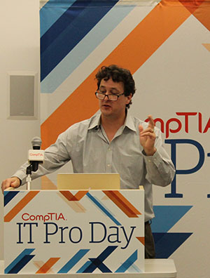 James Stanger presents at IT Pro Day