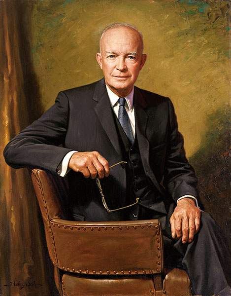 Dwight D. Eisenhower's official presidential portrait